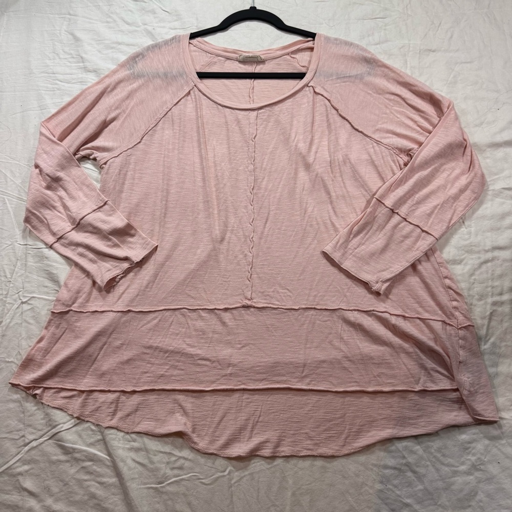 56. Women's style & co. Pink Long Sleeve Top (XL)